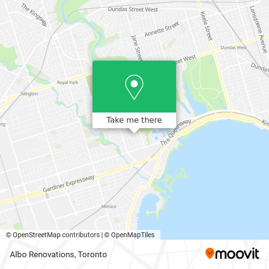 Albo Renovations map