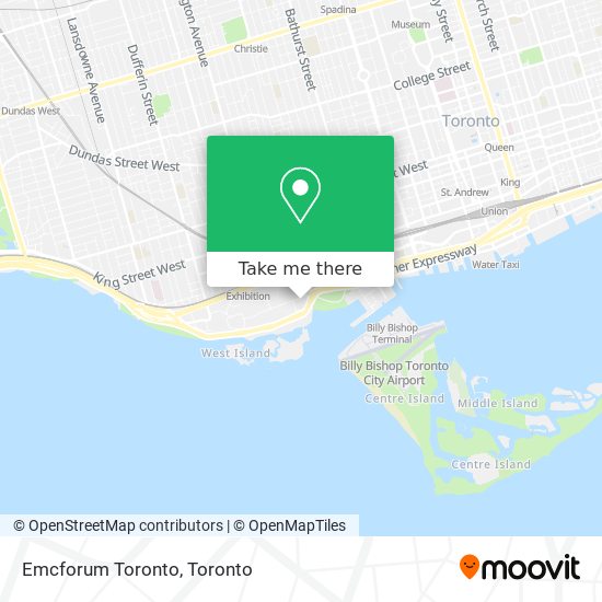 Emcforum Toronto map