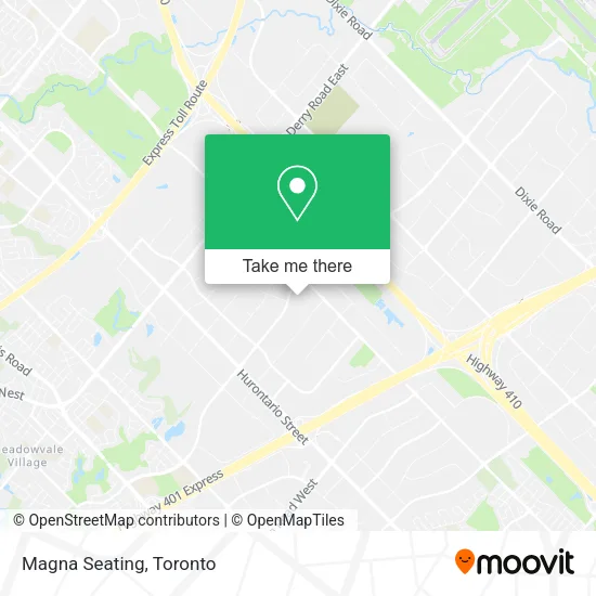 Magna Seating map