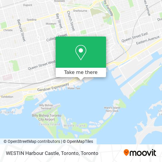 WESTIN Harbour Castle, Toronto map