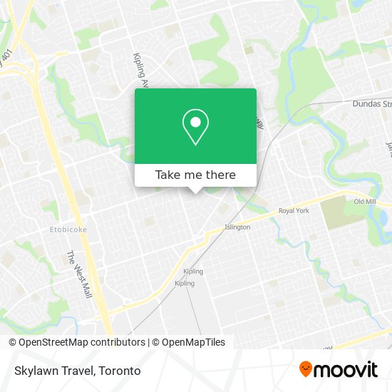 Skylawn Travel map