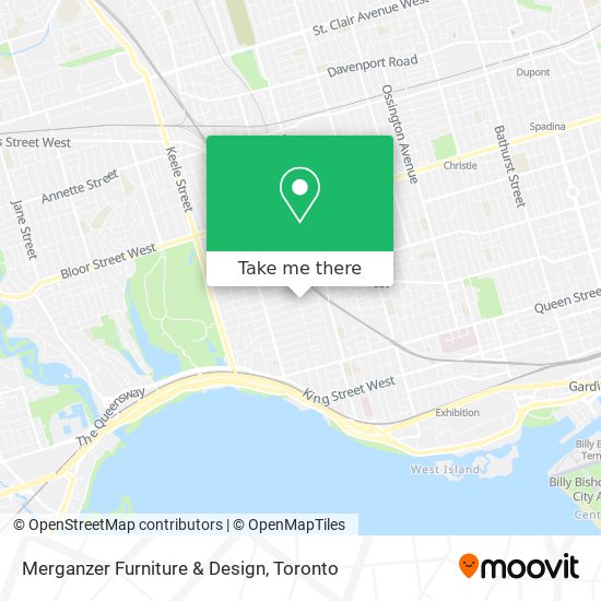 Merganzer Furniture & Design map