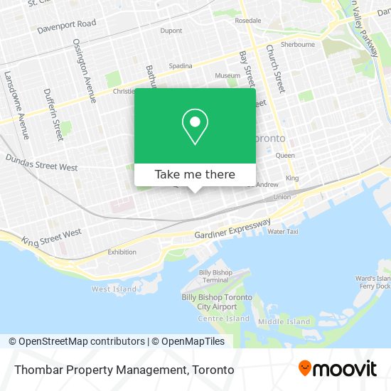 Thombar Property Management map