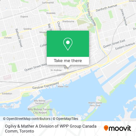Ogilvy & Mather A Division of WPP Group Canada Comm map