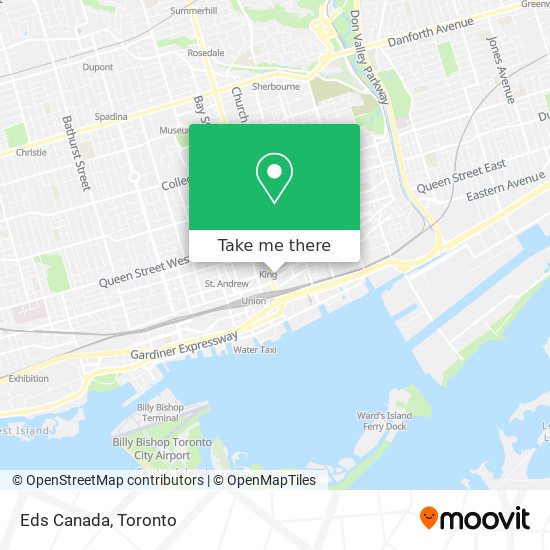 Eds Canada map