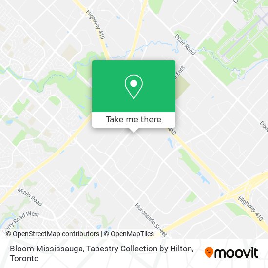 Bloom Mississauga, Tapestry Collection by Hilton map