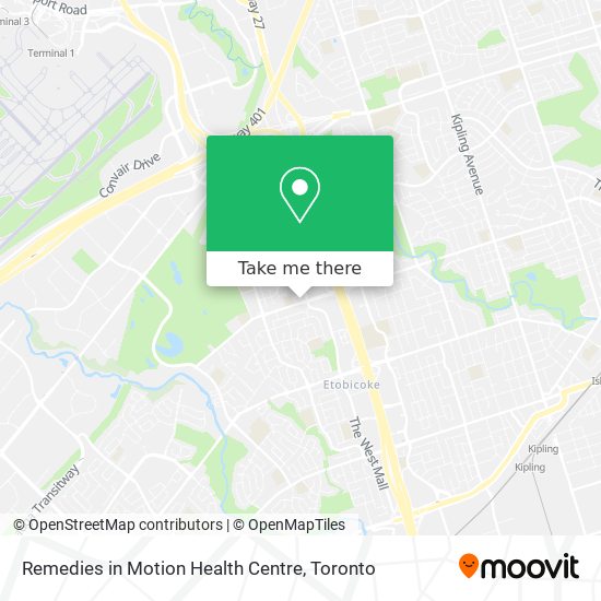 Remedies in Motion Health Centre map
