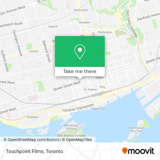 Touchpoint Films map