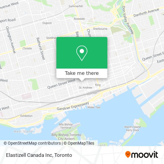 Elastizell Canada Inc map
