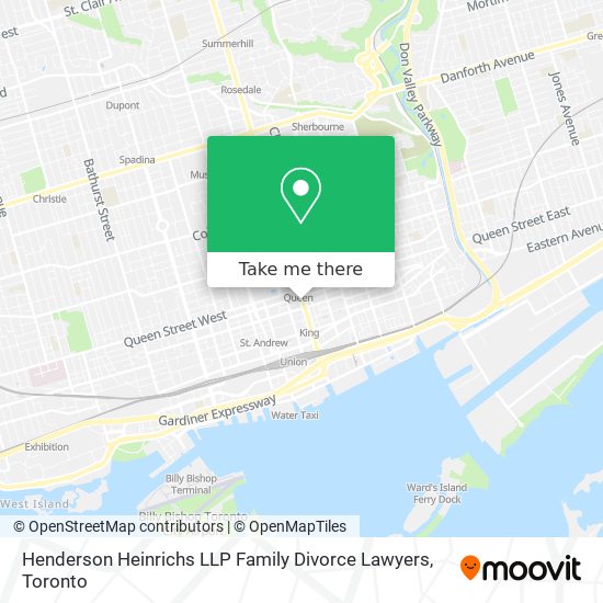 Henderson Heinrichs LLP Family Divorce Lawyers map