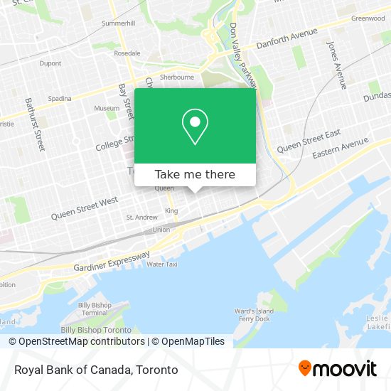 Royal Bank of Canada map