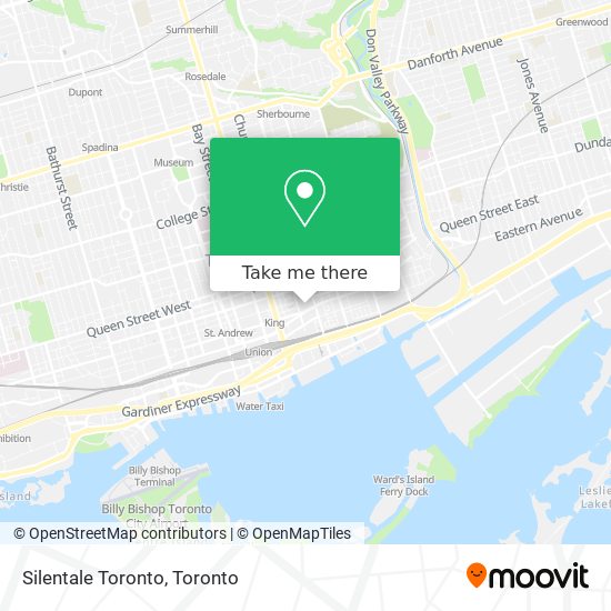 Silentale Toronto map