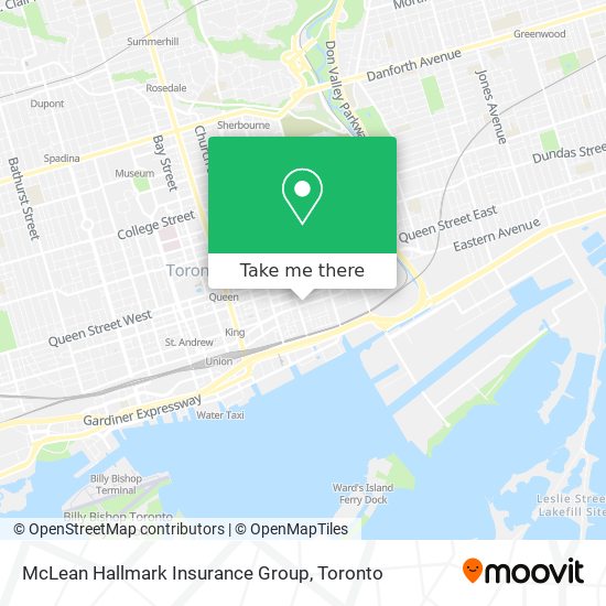 McLean Hallmark Insurance Group map