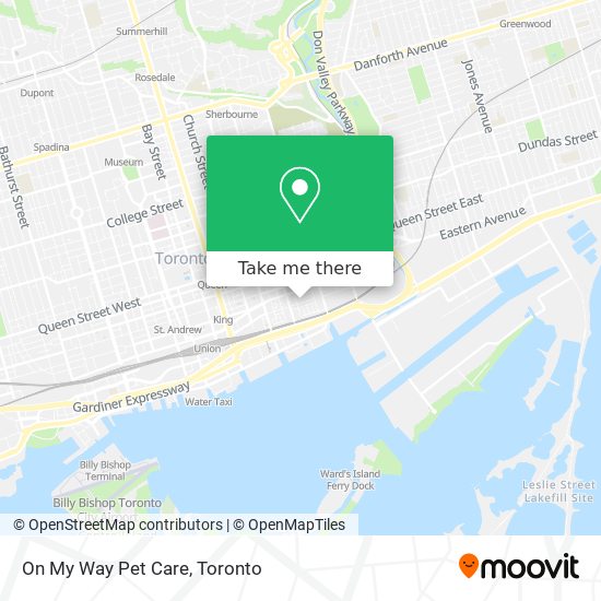 On My Way Pet Care map