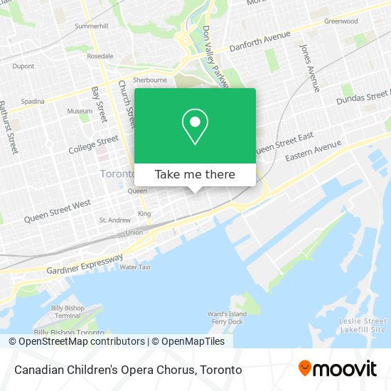 Canadian Children's Opera Chorus map