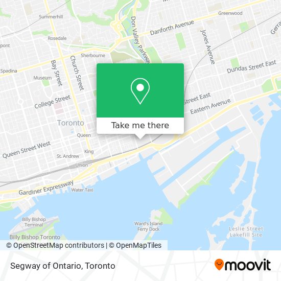 Segway of Ontario map