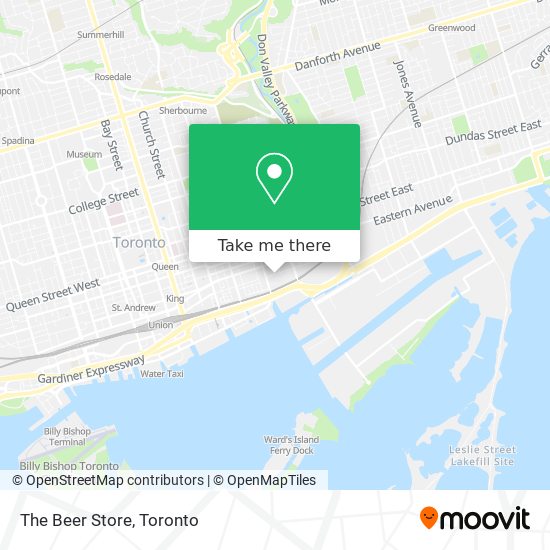 The Beer Store map