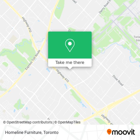 Homeline Furniture map