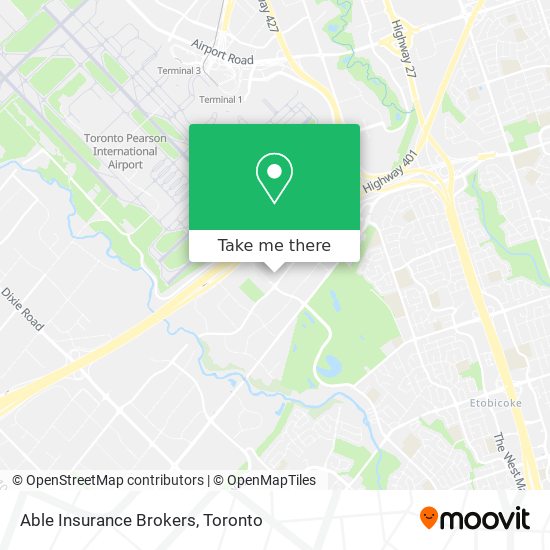 Able Insurance Brokers map