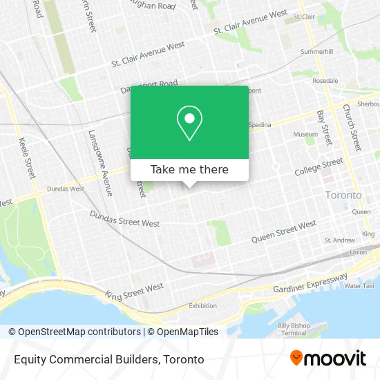 Equity Commercial Builders map