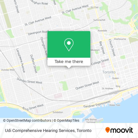 Udi Comprehensive Hearing Services map