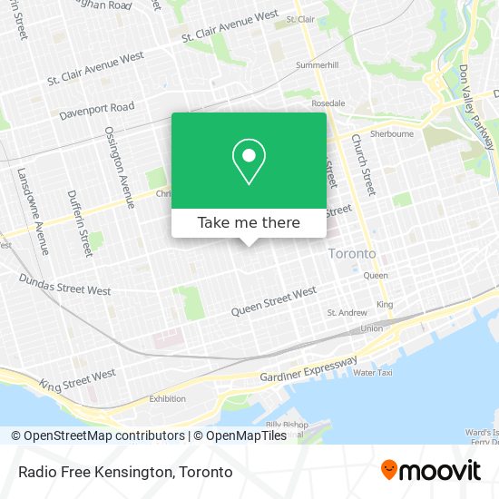 Radio Free Kensington map