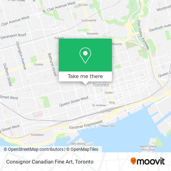 Consignor Canadian Fine Art map
