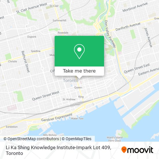 Li Ka Shing Knowledge Institute-Impark Lot 409 map