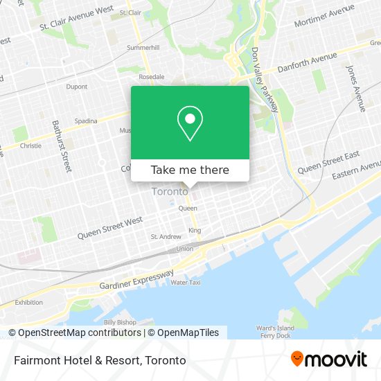 Fairmont Hotel & Resort map