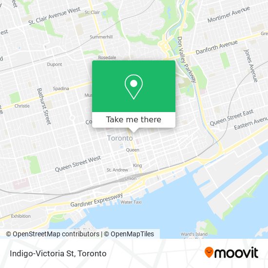 Indigo-Victoria St map