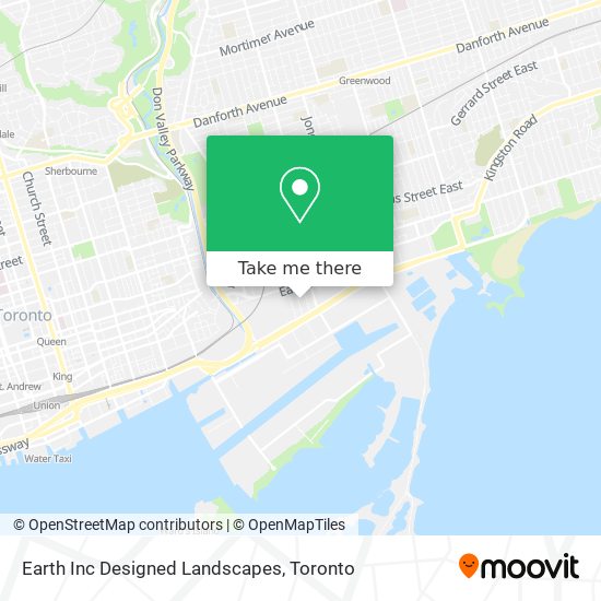 Earth Inc Designed Landscapes map