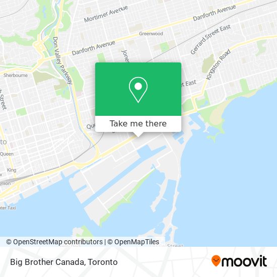 Big Brother Canada map