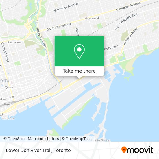 Lower Don River Trail map