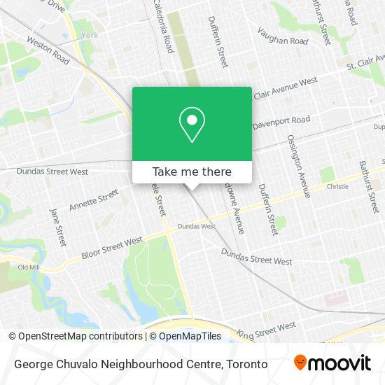 George Chuvalo Neighbourhood Centre map