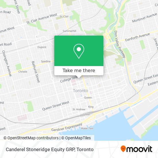 Canderel Stoneridge Equity GRP map