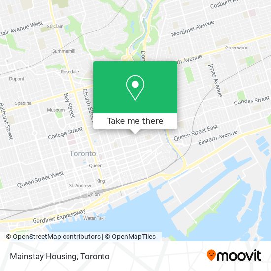 Mainstay Housing map