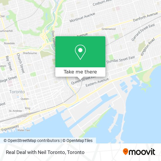 Real Deal with Neil Toronto map