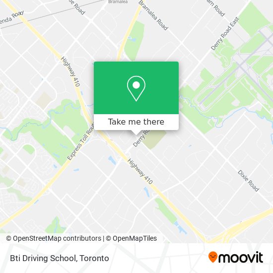 Bti Driving School map