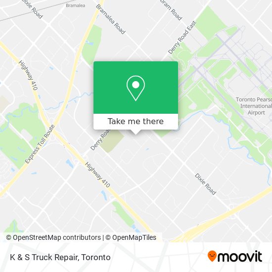 K & S Truck Repair map