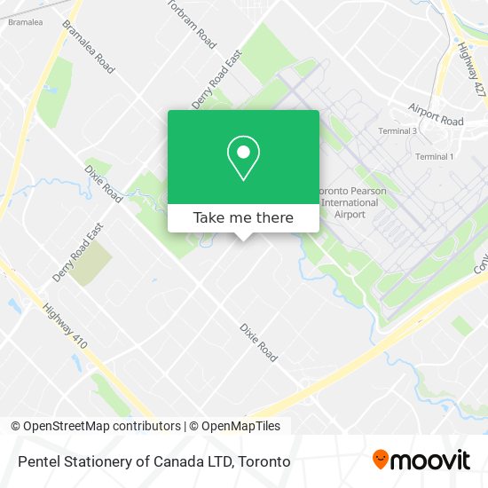 Pentel Stationery of Canada LTD map