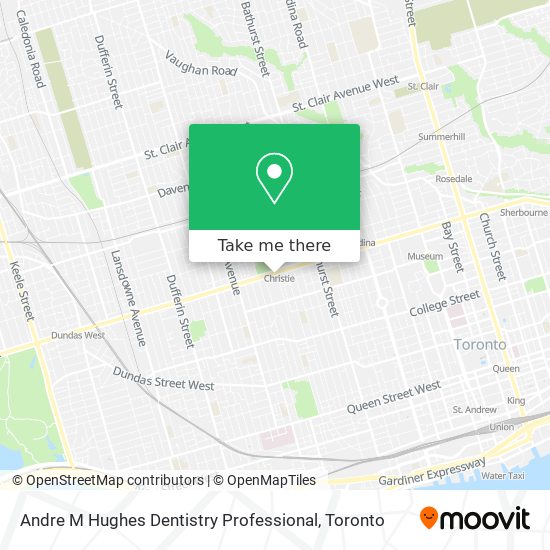 Andre M Hughes Dentistry Professional map