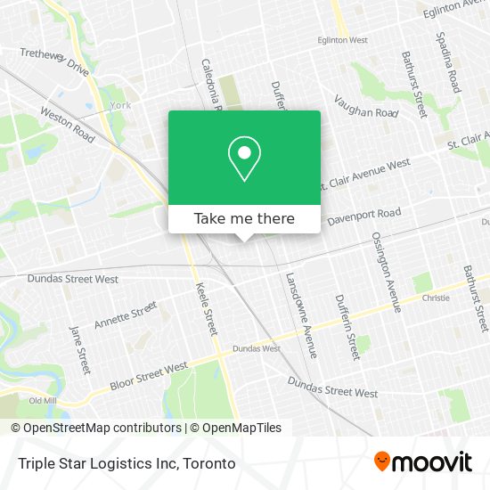 Triple Star Logistics Inc map