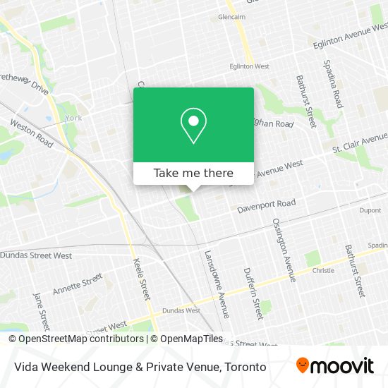 Vida Weekend Lounge & Private Venue map