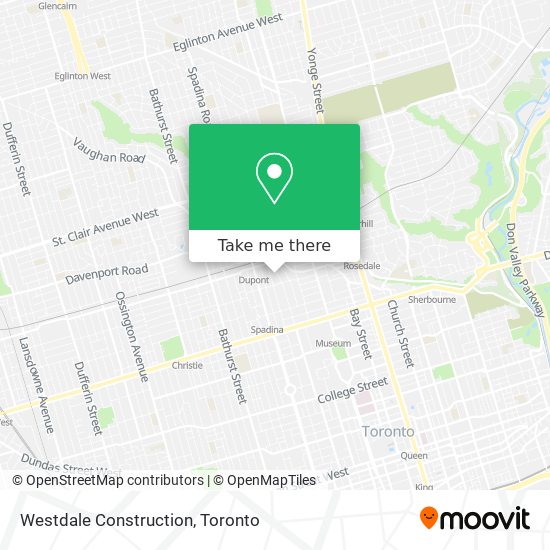 Westdale Construction map