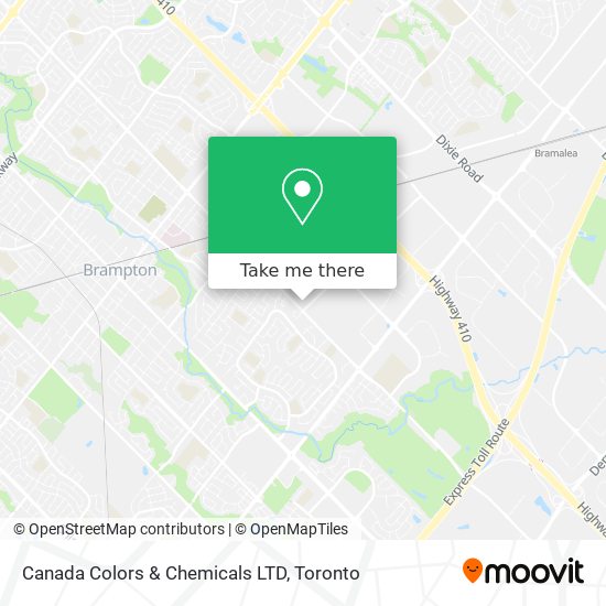 Canada Colors & Chemicals LTD map