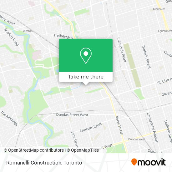 Romanelli Construction map