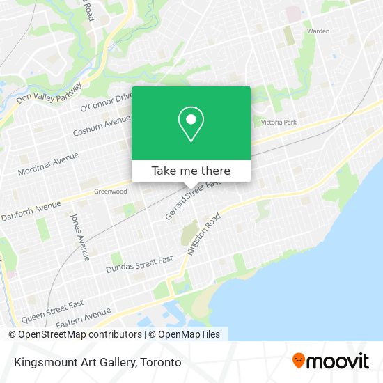 Kingsmount Art Gallery map