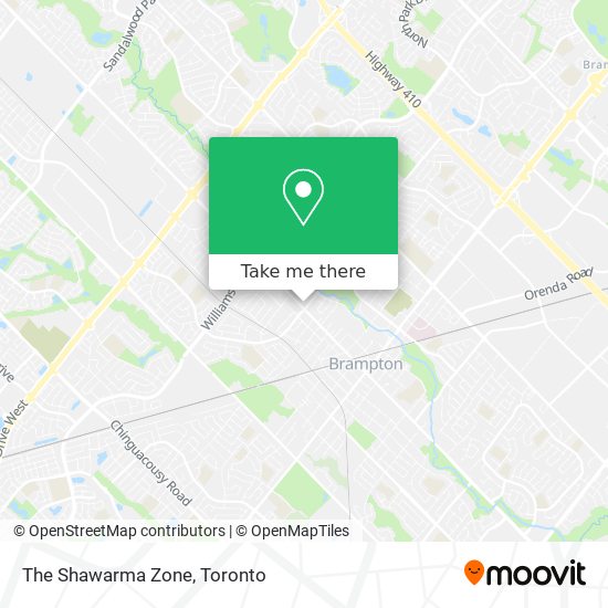 The Shawarma Zone map