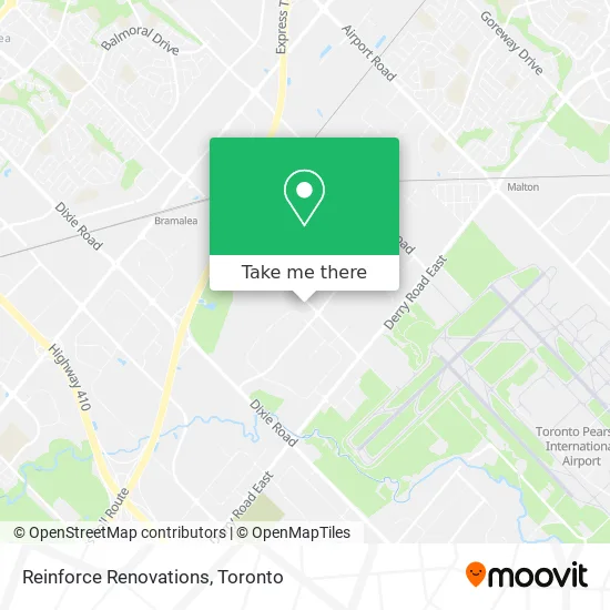 Reinforce Renovations map