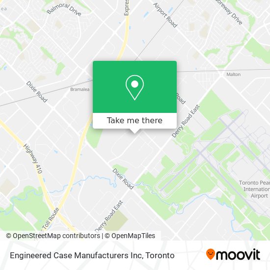 Engineered Case Manufacturers Inc map
